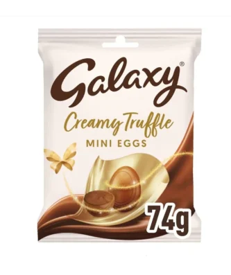 Galaxy Truffles Milk Chocolate Easter Mini Eggs Bag 74g
