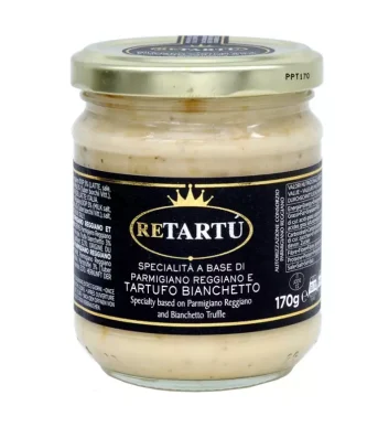 White sauce with Parmigiano Cheese PDO and Bianchetto Truffle 170 gr