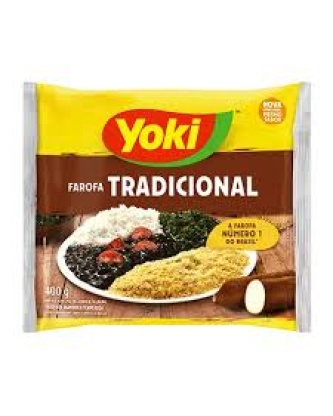 Farofa de Mandioca Temperada / Seasoned Cassava Farofa YOKI - 400g
