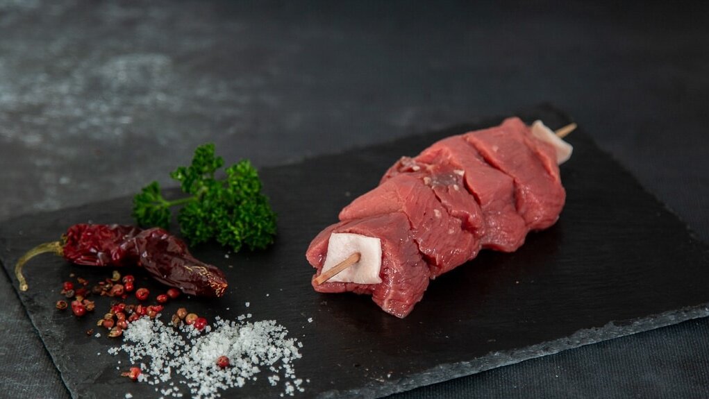 Brochette de Coeur de Génisse Bio (race Limousine) – 200g