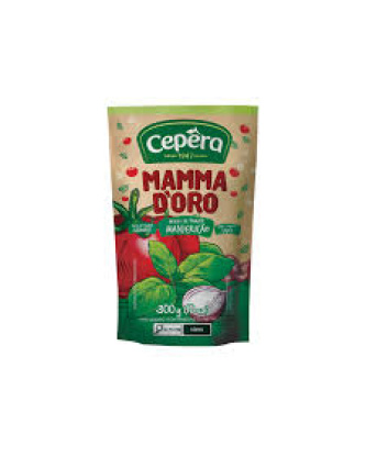 Molho de Tomate Sabor Manjericão / Basil Tomato Sauce CEPÊRA - 300g