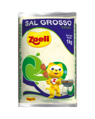 Sal Grosso / Coarse Salt ZAELI - 1Kg