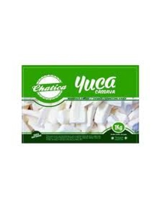 Mandioca Fatiada Congelada / Frozen Cassava Chips CHATICA - 1Kg