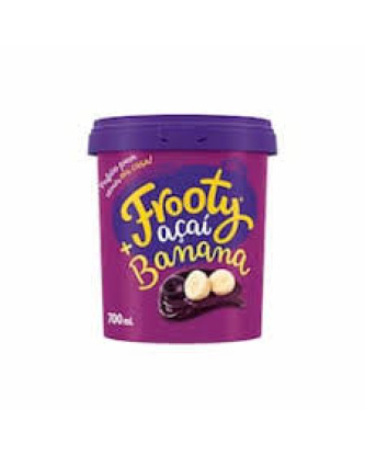 Açaí com Guaraná e Banana / Açaí with Guaraná and Banana FROOTY - 700ml