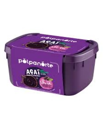 Açaí com Guaraná / Açaí with Guaraná POLPA NORTE - 1.2Kg