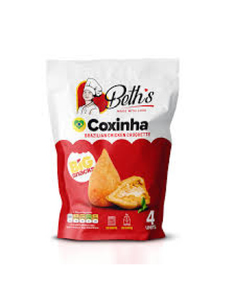 Coxinha de Frango Frita e Congelada / Frozen Chicken Croquette BETH'S - 4un