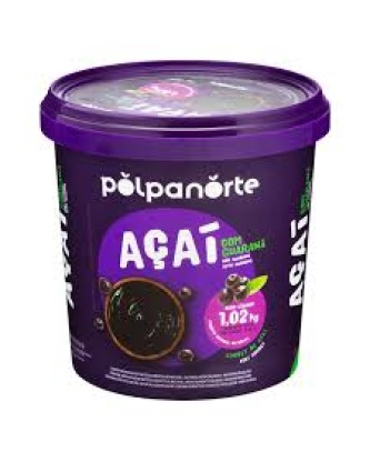 Açaí com Guaraná / Açaí with Guaraná POLPA NORTE - 1.02Kg
