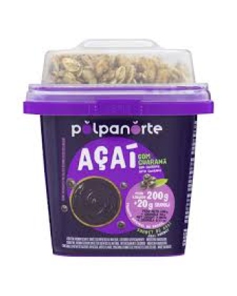 Açai com Guaraná e Granola / Açai with Guaraná and Granola POLPA NORTE - 220g
