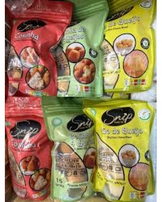 Bolinha de 4 Queijo Congelada / Frozen 4 Cheese Croquette SNIP SNACK - 15un
