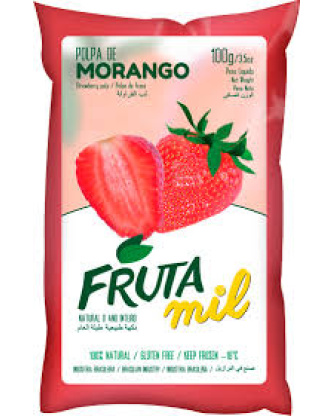Polpa De Morango / Strawberry Pulp FRUTAMIL - 100g