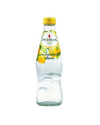 Água com Gás Sabor Limão / Lemon Flavoured Sparkling Water PEDRAS - 250ml