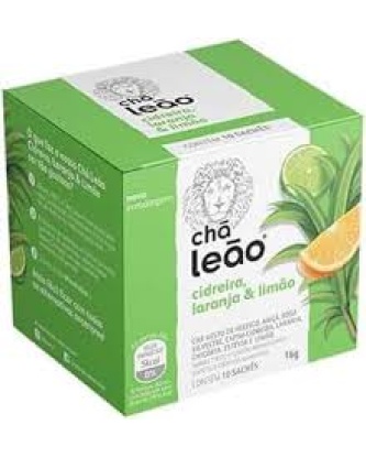 Chá de Cidreira, Laranja e Limão / Lemongrass, Orange and Lemon Tea LEÃO - 16g
