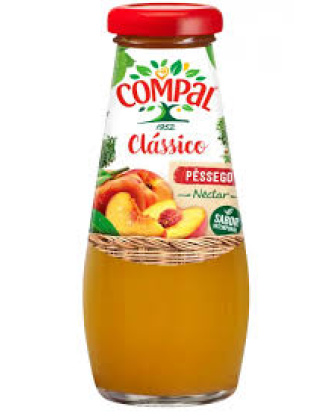 Suco de Pêssego / Peach Juice COMPAL - 200ml