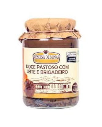 Doce de Leite com Brigadeiro / Milk Caramel with Chocolate Fudge RESERVA DE MINAS - 650g
