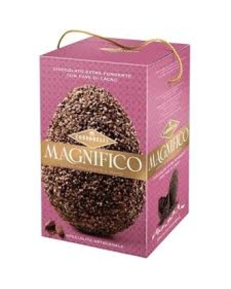 Ovo de Páscoa sabor Chocolate Preto com Grãos de Cacau / Dark Chocolate with Cocoa Beans Easter Egg CONDORELLI- 230g
