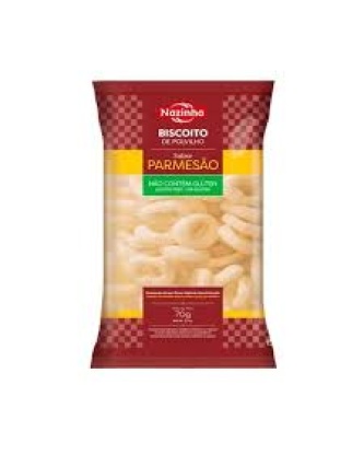 Biscoito de Polvilho Sabor Parmesão / Parmesan Flavoured Starch Biscuits NAZINHA - 70g