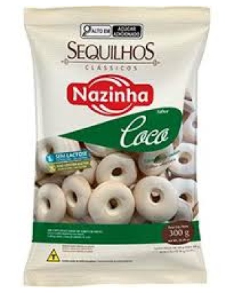 Sequilhos de Coco / Coconut Biscuit NAZINHA - 300g