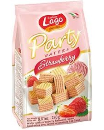 Wafer de Morango / Strawberry Wafer LAGO - 250g