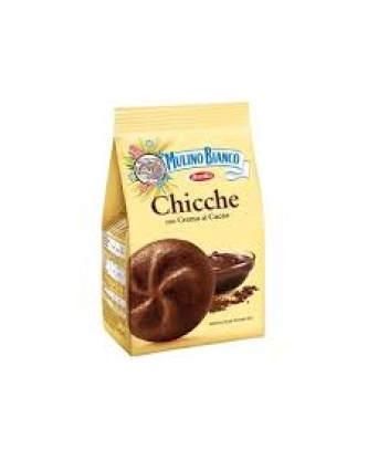 Biscoito Chicche Recheado com Cacau / Chicche Biscuit Filled with Cocoa MULINO BIANCO - 200g