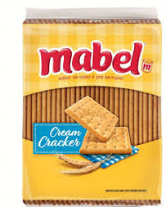 Biscoito Cream Cracker / Cream Cracker Biscuit MABEL - 300g