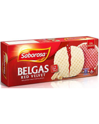 Bolachas de Red Velvet / Red Velvet Biscuit BELGAS - 198g