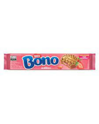 Biscoito Recheado de Morango / Strawberry Filled Biscuit BONO - 90g