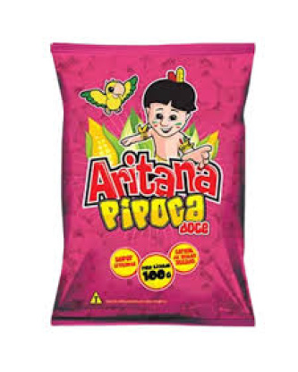 Pipoca Doce / Sweet Popcorn ARITANA - 40g