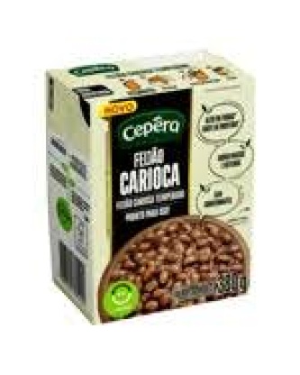 Feijão Carioca Pronto Temperado / Seasoned Carioca Beans CÊPERA - 380g