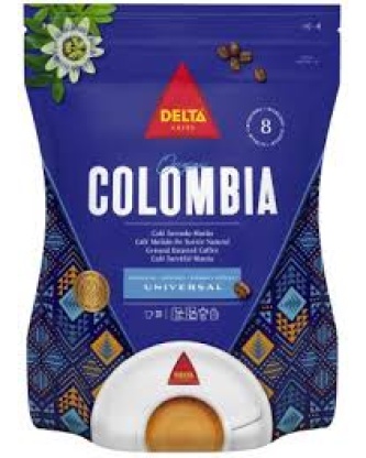 Café Moído Torrado da Colombia / Ground Roasted Coffee from Colombia DELTA - 220g