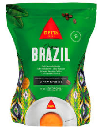 Café Moído Torrado do Brasil / Ground Roasted Coffee from Brazil DELTA - 220g
