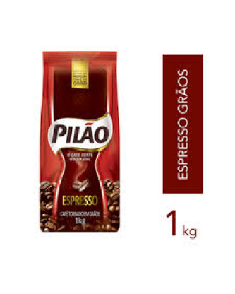 Café Torrado em Grãos / Toasted Coffee Beans PILÃO - 1Kg