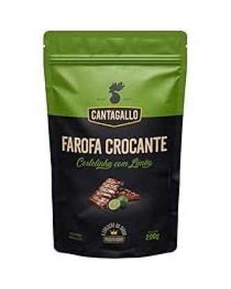 Farofa Crocante Costelinha com Limão / Crunchy Rib and Lemon Farofa CANTAGALLO - 200g