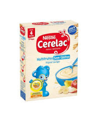 Cerelac Multifrutos sem Glúten / Cerelac Multifruits without Gluten NESTLÉ - 250g