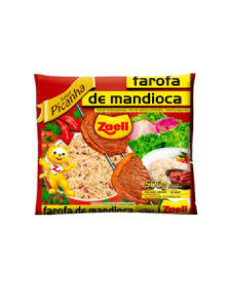 Farofa de Mandioca Sabor Picanha / Picanha Flavoured Cassava Farofa ZAELI - 500g