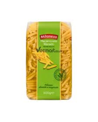 Massa Macarronete Riscado / Penne Rigate Pasta MILANEZA - 500g