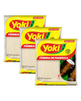 Farinha de Mandioca Crua / Cassava Flour YOKI - 500g