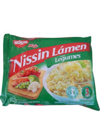 Miojo Sabor Legumes / Vegetable Noodles NISSIN - 85g