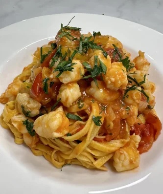 Pasta Gamberi - Prawn Pasta