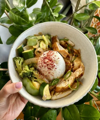 Curry Chicken & Stir Fry Veggies