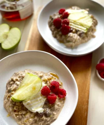 Easy Bircher Muesli: High Protein Breakfast Meal Prep