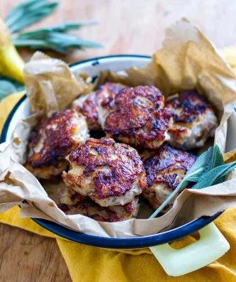 Chicken Pear & Sage Rissoles