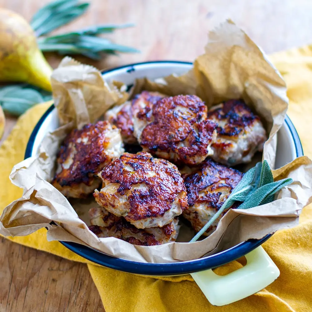 Chicken Pear & Sage Rissoles