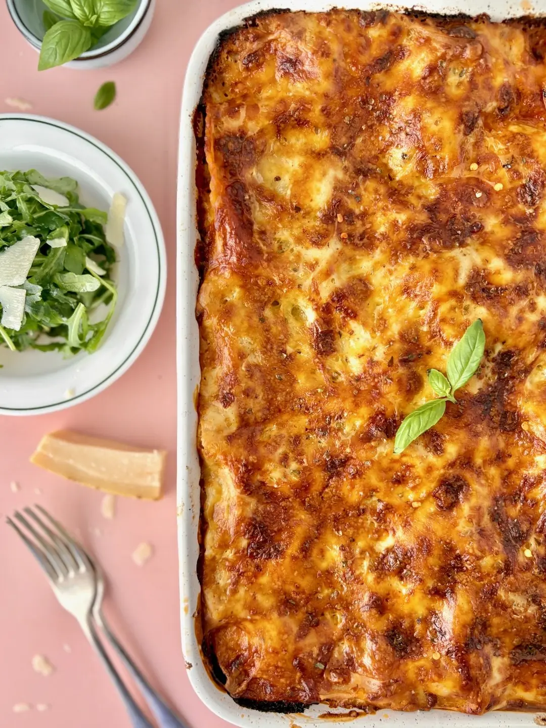 Spicy Beef Lasagna (Veggie Loaded with Creamy Béchamel)