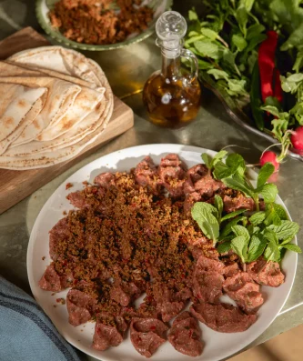Frakkeh (Raw Lamb Tartare)