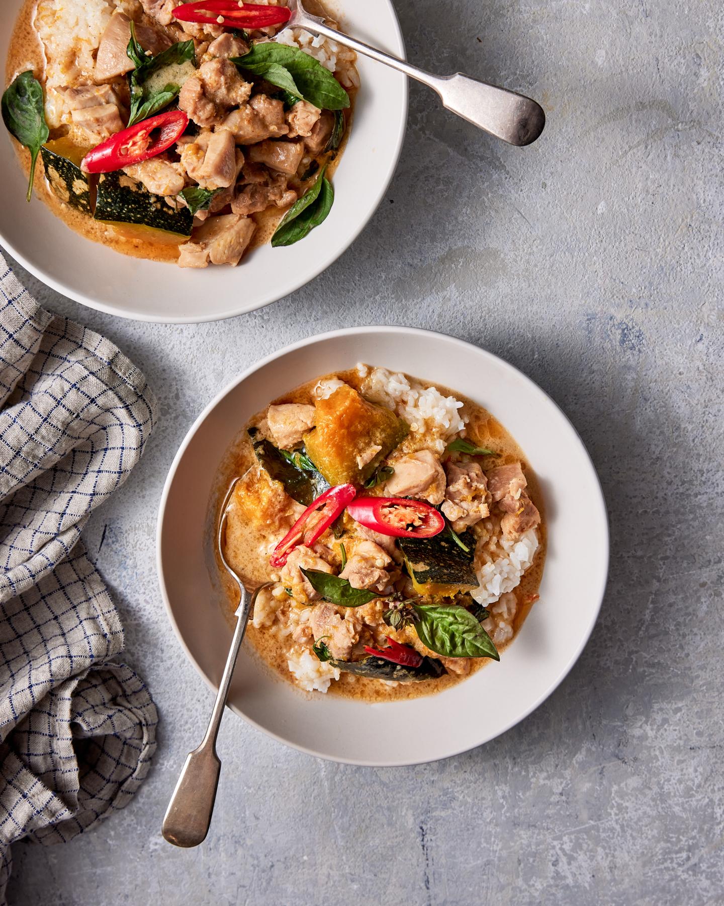 Red Curry with Chicken and Pumpkin
