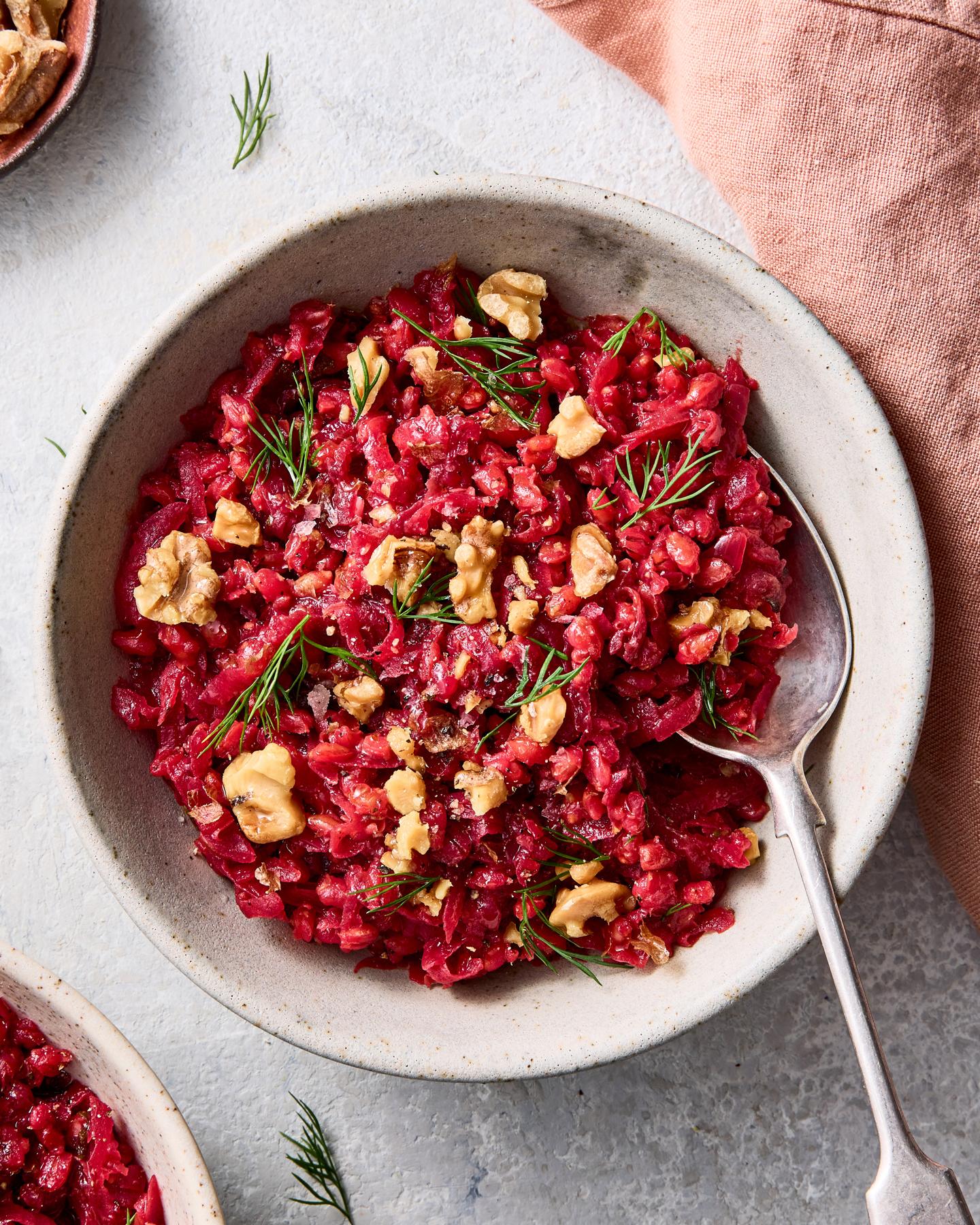 Beetroot and Barley Risotto