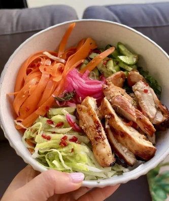 Grilled Chicken Rice Vermicelli Salad