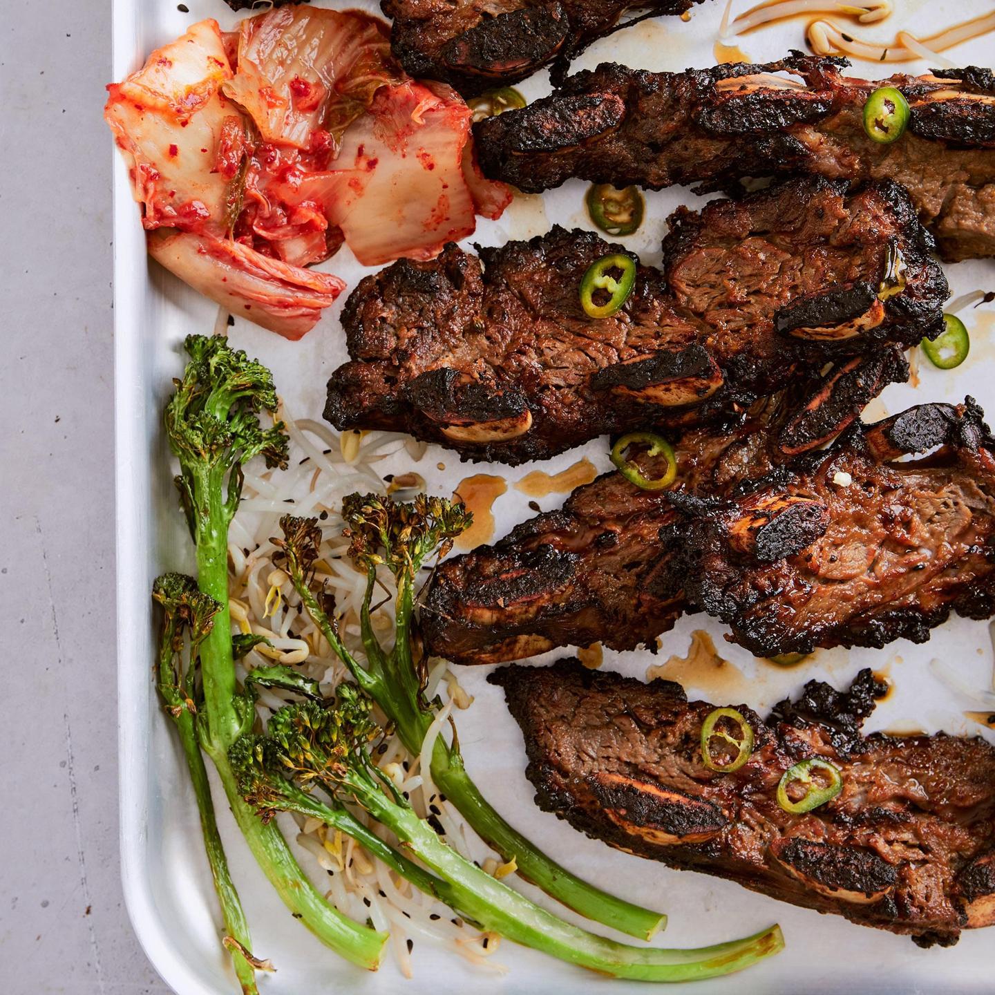 Korean Style Barbecue Beef Ribs