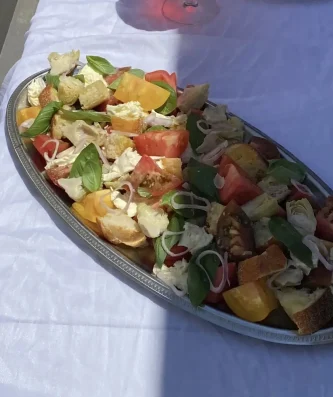 Simple Artichoke Panzanella Salad