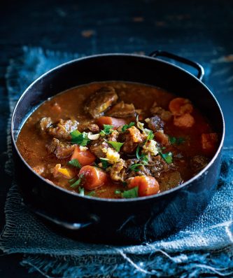 Lamb Tagine with Prunes & Fresh Turmeric